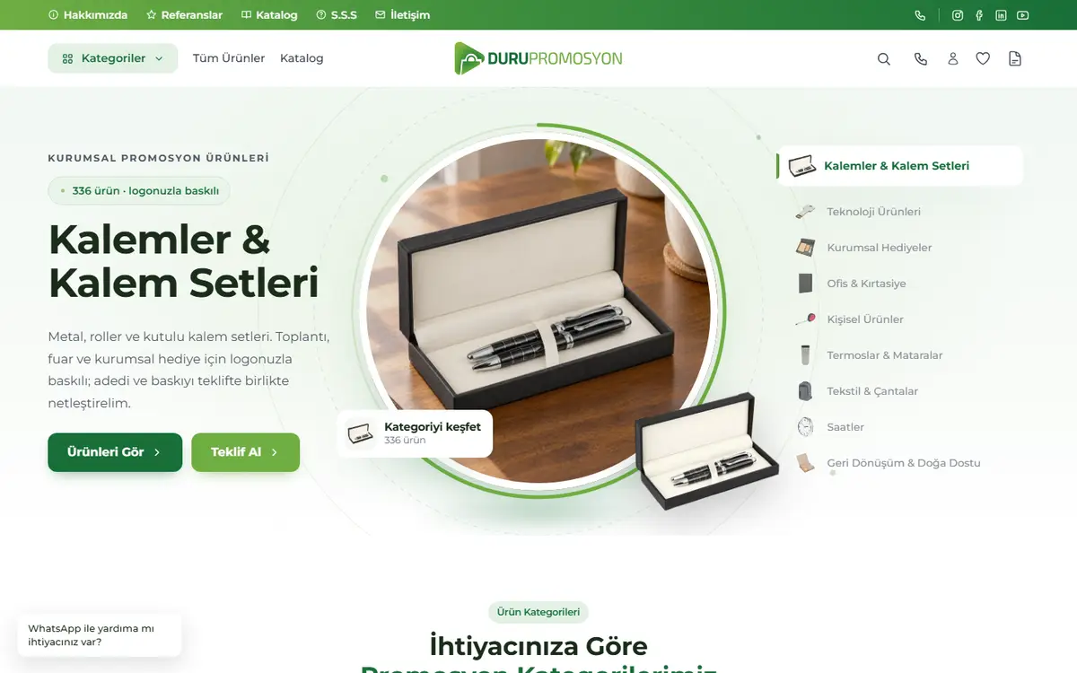Duru Promosyon home page