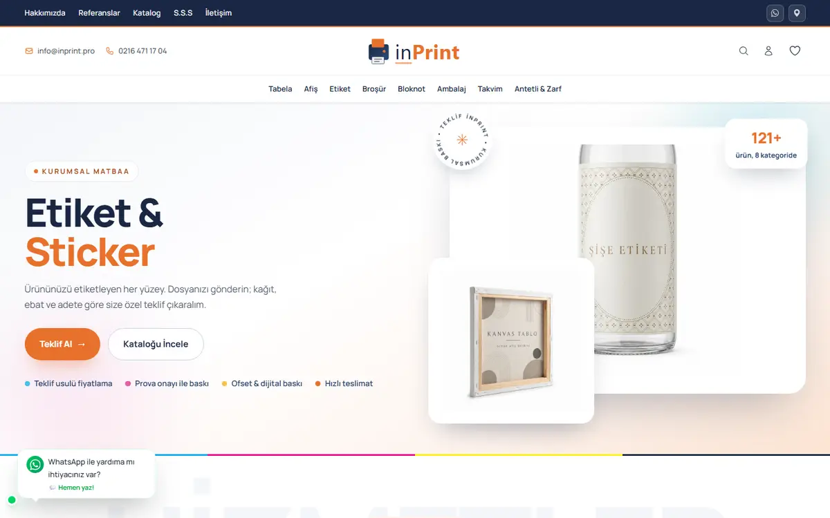 Inprint home page