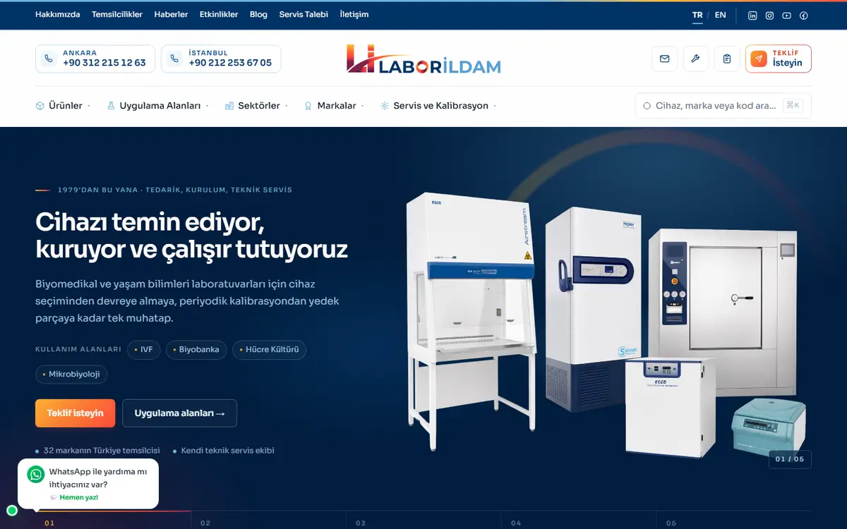 Laborildam home page