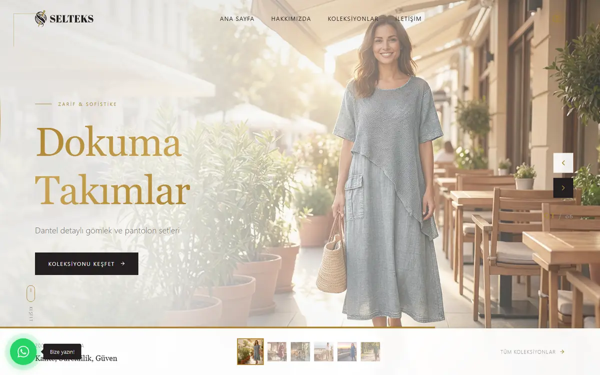 Selteks Tekstil home page