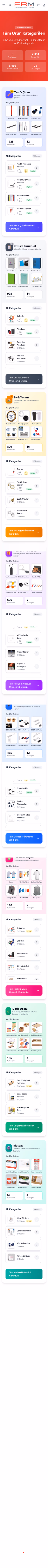 Tüm Ürünler — mobil ekran görüntüsü